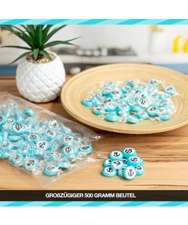 Anchor Candies 500g - Individually Packaged Rock Candy for Weddings Valentine's Day & Special Occasions - Heartbons & Happiness Bonbons - Buy Online on SooperMarket.com