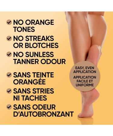 Jergens Natural Glow Instant Sun Sunless Tanning Mousse Light Bronze Self Tanner for Flawless Natural Looking Colour (2 Pack) Light Bronze Duo Pack - Buy Online on SooperMarket.com