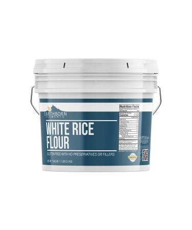 Earthborn Elements White Rice Flour (1 Gallon), Gluten-Free Baking, Always Pure 7 Pound (Pack of 1)