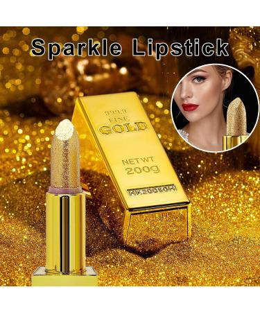 6 Colors Sparkle Lipstick - Long Lasting Matte Metallic Glitter Lip Gloss for Charming Makeup | International Shipping - Buy Online on SooperMarket.com