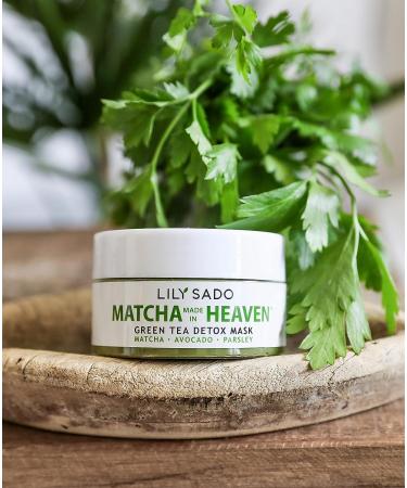 Organic Green Tea Matcha & Avocado Face Mask - Anti-Aging Vegan Facial Treatment - Buy Online on SooperMarket.com