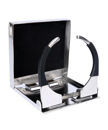 Amarine Made Bigger Stainless Steel Adjustable Folding Drink Holders Marine Boat Caravan car for Mug Cup up to Dia 3-3/8"
