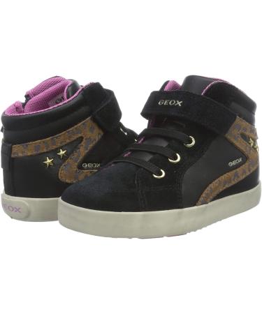 Geox Women's B Kilwi Girl F Sneaker - Black | Size 5 UK - Buy Online on SooperMarket.com