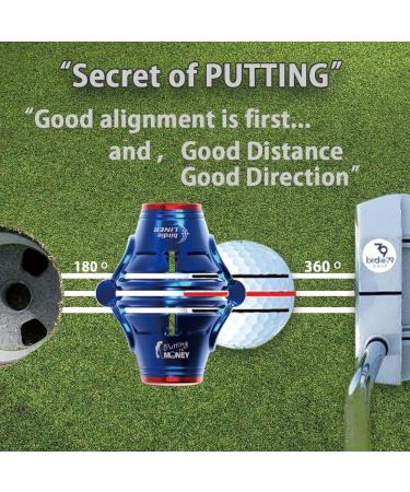 BIRDIE79 Premium Quality Golf Ball Marker Alignment Tool Kit with 3 Marker Pens - 360-Degree Triple-Line Design in Luxurious Gift Box - Buy Online on SooperMarket.com