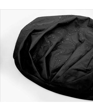 Gimme Beauty Premium Water Repellent Hair Cap for Women - Fast Drying Shower Cap in Black - Silicone Leak Proof Lining - Sleek Minimalist Design - Buy Online on SooperMarket.com