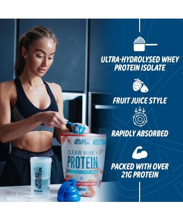 Applied Nutrition Clear Whey Protein Isolate 875g - 35 Servings (Twirler Ice Cream) | 21g Protein | White Twirler Ice Cream - Buy Online on SooperMarket.com