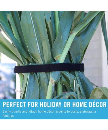 VELCRO Brand ONE-WRAP Double Sided Roll | 45 Ft x 1-1/2 In | Cut to Length Straps Heavy Duty | Bundling Ties Fasten to Themselves for Secure Hold  Black (91881) Black Hook and Loop Straps - Buy Online on SooperMarket.com