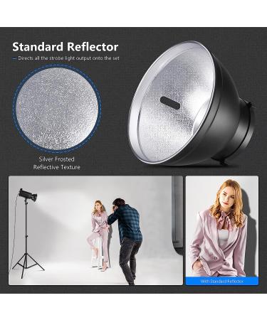 Neewer 7'' Standard Reflector Diffuser Dish for Bowens Mount Studio Flash Light - Buy Online on SooperMarket.com