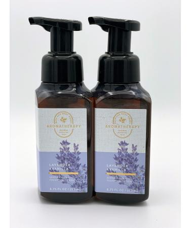 Bath and Body Works Gentle & Clean Foaming Hand Soap 8.75 fl. oz. (Aromatherapy Lavender Vanilla 2-Pack)