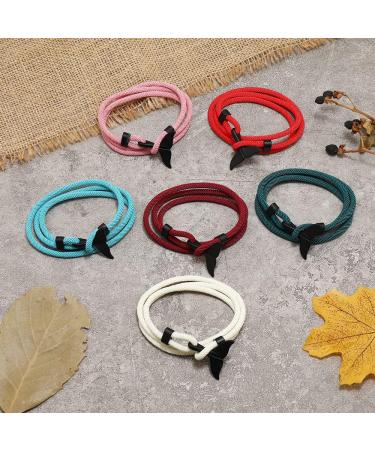 Shop OralGos Multilayer Milan Viking Bracelet & Whale Tail Bracelet for Men | Beach Jewelry in Blue - International Shipping Available - Buy Online on SooperMarket.com