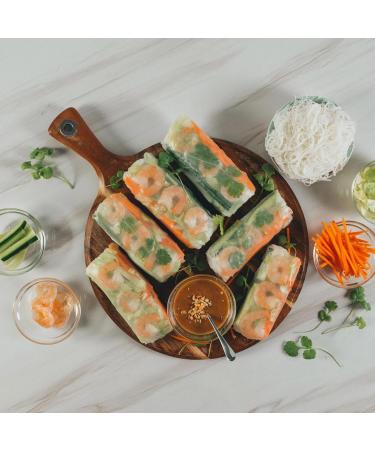 TufoCo Bamboo Tree Vietnamese Rice Paper 22x22 cm 340g - High Quality Eco-Friendly Wrappers - Buy Online on SooperMarket.com