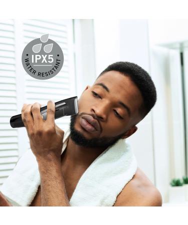 Perry Ellis 16-Piece Mens Grooming Kit - Rechargeable Beard Trimmer Electric Razor for Face Body Nose & Ear - LED Display & Charging Dock - International Shipping Available - Buy Online on SooperMarket.com