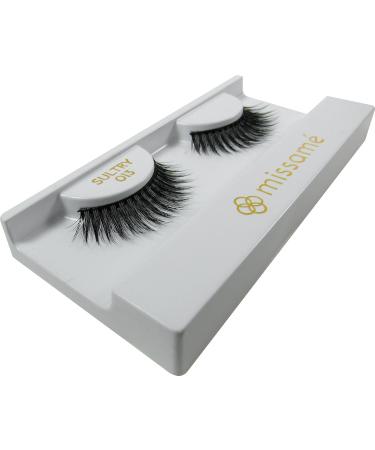Missam SULTRY Deluxe Beauty False Eyelashes Set | Handmade Premium Synthetic Fibers | 3 Pairs of Black Lashes for Effortless Glam - Buy Online on SooperMarket.com