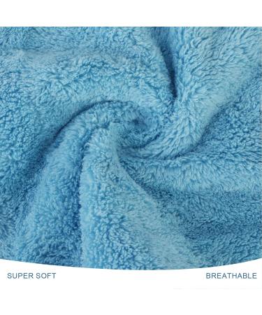 Phogary Microfiber Makeup Towel - Washable Facial Cleaning Cloth - 6 Pack (20x20cm) - Soft Absorbent Blue Cloths for Easy Makeup Removal - Buy Online on SooperMarket.com