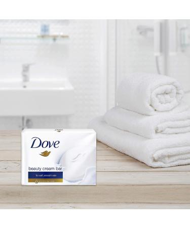 Dove White Moisturizing Cream Beauty Bar - 3.5 oz | Hydrating Gentle Cleanser - Buy Online on SooperMarket.com
