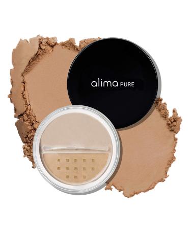 Alima Pure Bronzer Powder Matte Bronzer  Natural Talc Free Bronzer Makeup  Face Bronzer Powder Contour Loose Mineral Bronzing Powder  Natural Bronzer Powder  Mineral Powder Makeup  Mauna Loa 0.15 Ounce (Pack of 1) Mauna ...