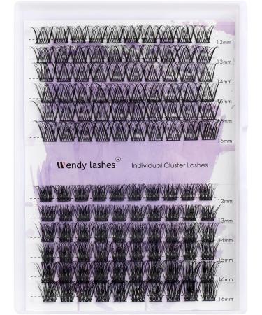 Individual Lashes 0.07mm Cluster D Curl 12-16mm Mixed Long Reusable Soft Wispy DIY Lash Extensions - Buy Online on SooperMarket.com