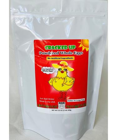 2 Pounds Powdered Whole Eggs - Made in the USA | Farm Fresh, Non-GMO, All Natural | Best Prices & Quality | Makes 70 Large Eggs - Buy Online on SooperMarket.com