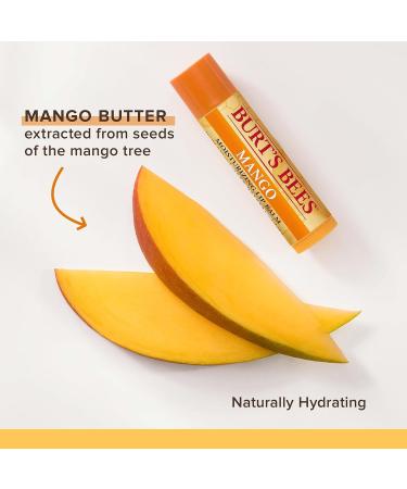 Burt's Bees 100% Natural Mango Lip Balm 0.3 oz - 2 Count | Premium Hydration | International Shipping Available - Buy Online on SooperMarket.com