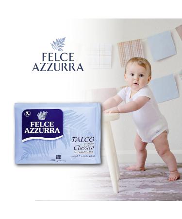 Buy Felce Azzurra Classico Body Powder - 12 Pack (100g) - Natural Dye-Free Dermatologically Tested - International Shipping - Buy Online on SooperMarket.com