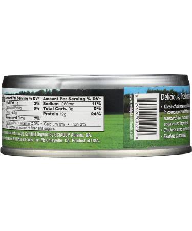 Wild Planet Organic Roasted Chicken Breast - Skinless, Boneless, 5oz with Sea Salt | Pack of 1 - Buy Online on SooperMarket.com