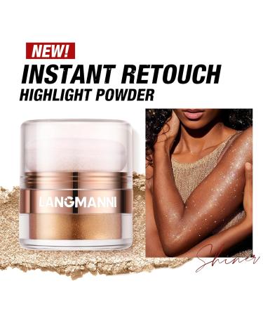 AKARY Silver Shimmer Powder Highlighter | Intense Glow Illuminator Makeup | High Impact Dewy Finish (0.25 oz - Buy Online on SooperMarket.com