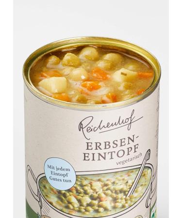 Reichenhof Organic Pea Stew - Pack of 6 (6x400g) - Premium International Shipping Available - Buy Online on SooperMarket.com