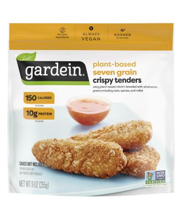Gardein Seven Grain Crispy Plant-Based Chick'n Tenders, Vegan, Frozen, 9 oz.