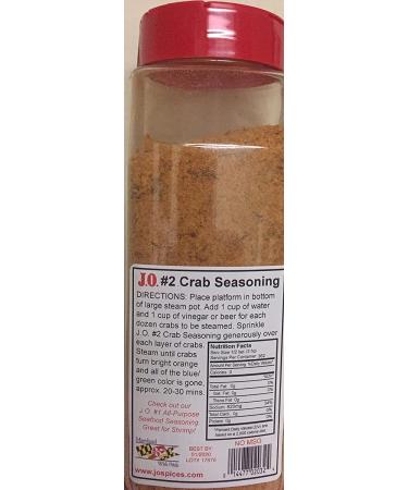 J.O. Crab Seasoning #2 32oz - 2lb (1 Pack) | Authentic Maryland Spice Blend - Buy Online on SooperMarket.com