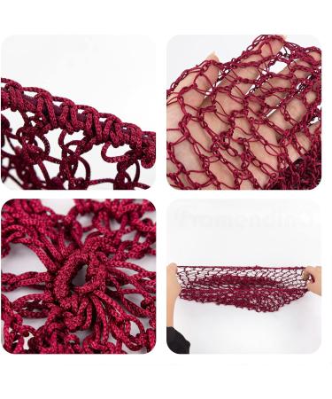 3 Pack Framedino Mesh Hair Net Crochet Snood Caps for Women - Stylish Sleepwear - Buy Online on SooperMarket.com