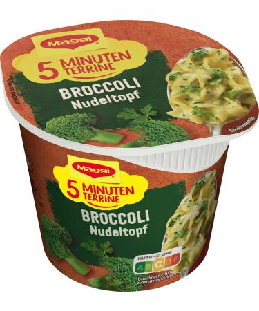Buy MAGGI 5 Minute Terrine Broccoli Noodle Pot - Delicious Instant Meal Ready to Eat Noodles Pack of 8 (8 x 50g) - International Shipping Available - Buy Online on SooperMarket.com