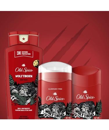 Old Spice Wolfthorn Aluminum-Free Deodorant for Men 3 oz - Pack of 3 | 48 Hr. Protection - Buy Online on SooperMarket.com
