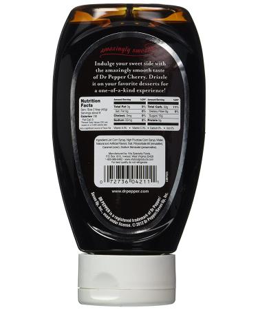 Dr. Pepper Dessert Topping 12 Oz Bottle - Sweeten Your Treats with a Hint of Dr. Pepper Flavor - Buy Online on SooperMarket.com