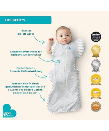 Love To Dream Swaddle Up Transition Bag Bamboo Large | Ideal for Moderate Temperatures | Gentle Transition to Arms-Free Sleep | Cream | 8.5-11kg - Buy Online on SooperMarket.com