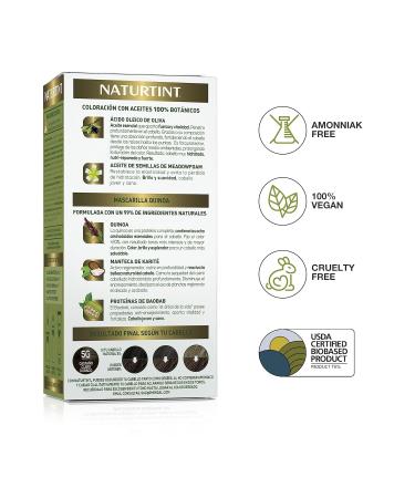 Natureint Ammonia-Free Hair Color 5G | Light Golden Chestnut | 170ml | High Natural Ingredients | International Shipping - Buy Online on SooperMarket.com