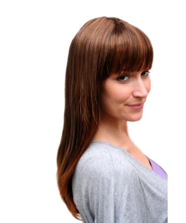 WIG ME UP 3114-2T30 Long Brunette Wig with Bangs - Cute & Cheeky International Shipping Available - Buy Online on SooperMarket.com