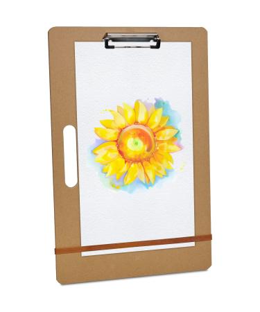 Artlicious Drawing Board - 13 x 17 Sketch Boards with Handle for Drafting Art - Portable Wooden Clipboard for Class or Studio Fit in Artists Tote 13x17