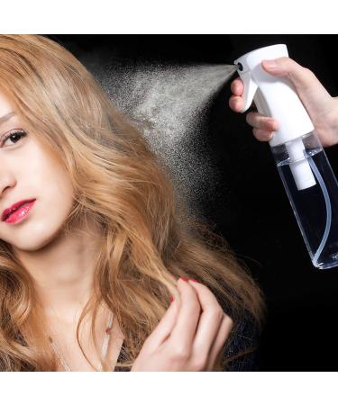 2 Pack Clear Hair Spray Bottles - Fine Mist Continuous Spray for Hairstyling, Cleaning, Plants, and Skin Care - 5.4oz and 10oz - Buy Online on SooperMarket.com