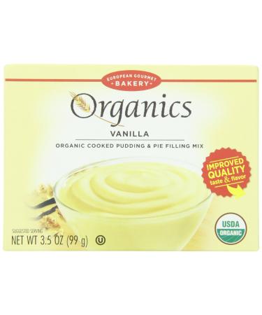 European Gourmet Bakery Organic Pudding Mix, Vanilla, 3.5 Ounce (Pack of 12)