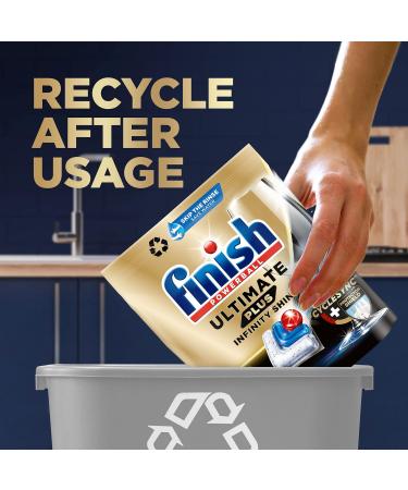 Finish Ultimate Plus Infinity Shine Dishwasher Tablets | Fresh | 73 Dishwasher Tabs | For Unbeatable* Clean & Diamond Shine 73 count (Pack of 1) - Buy Online on SooperMarket.com