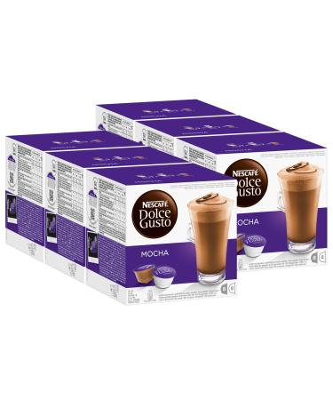 Dolce Gusto Compatible Mocha Pack of 6 6 x 16 Capsules (48 Servings)