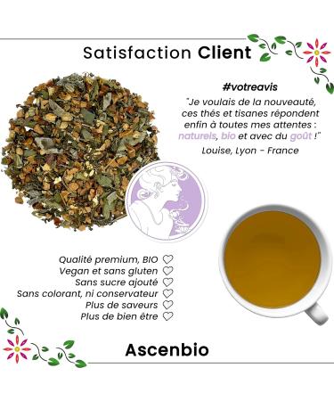 Ascenbio - Infusion Organic cantatrice 180 g loose Prepared and packaged in France Biodegradable packaging - Buy Online on SooperMarket.com