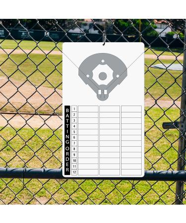 Eersida Baseball Coaches Clipboard & 24 Pack Softball Lineup Cards Dry Erase Coach Board Referee Marker Boards Cards for Gift - Buy Online on SooperMarket.com