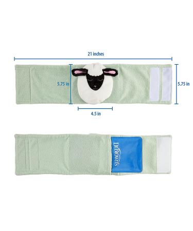 Dr. Browns Infant Gripebelt for Colic & Gas Relief | Heated Baby Swaddling Belt | Natural Upset Stomach Relief for Babies | Lamb Design | 0-3 Months - Buy Online on SooperMarket.com