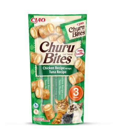 Churu Cat Snack Bites Chicken with Tuna 3x10g Tuna 30 g (1 pack)