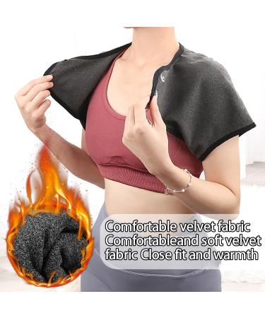 Shenrongtong Heated Neck Wrap Scarf | 360-Degree Package | Washable Velvet Neck Warmer | All-Year Relaxation Pillow for Neck & Shoulders - Dark Gray L - Buy Online on SooperMarket.com