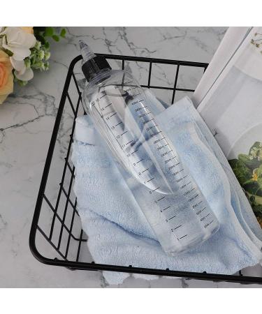 Segbeauty 16.9oz Measured Hair Dye Bottles with Twist-On Tip Cap - 2pcs 500ml Refillable Applicator Bottles for Hair Color Dyeing - Buy Online on SooperMarket.com
