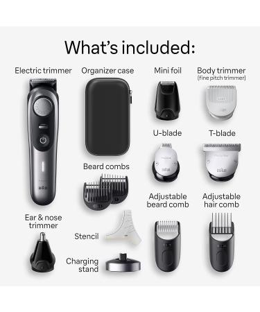 Braun Electric Razor for Men Series 9 Pro 9465cc Wet & Dry Electric Foil Shaver & All-In-One Style Kit Series 9 9440 13-in-1 Trimmer for Men with Beard Trimmer - Buy Online on SooperMarket.com