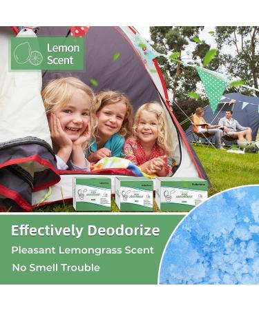 Sailortenx Poo Absorbent Gel 15 Pack - Eco-Friendly Portable Toilet Chemicals for Camping - Liquid Waste Treatment for Emergency Toilets - Buy Online on SooperMarket.com