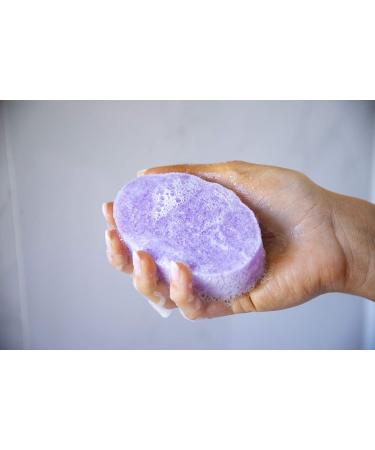 Spongeables Lavender Shaving Soap in a Sponge - Exfoliating Pre-Shave Sponge, Paraben and Cruelty-Free - Pack of 2 - Buy Online on SooperMarket.com